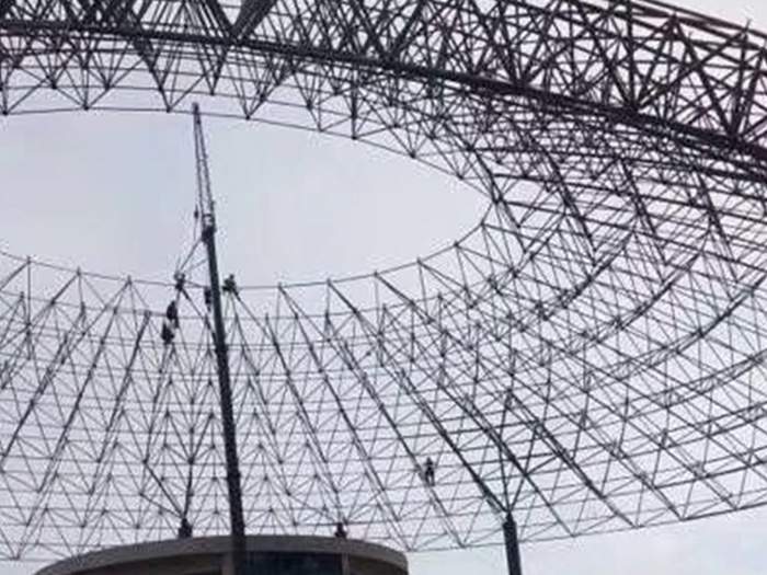 陇南篮球馆球形网架厂家价格